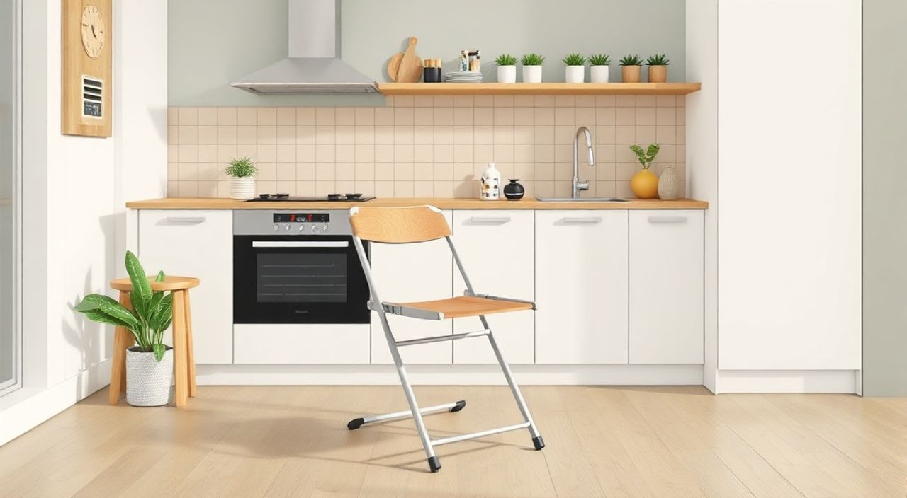 Складного стула slim: 10 причин выбрать для кухни 5 м²