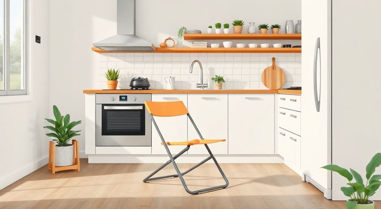 Складного стула slim: 15 причин выбрать для кухни 5 м²