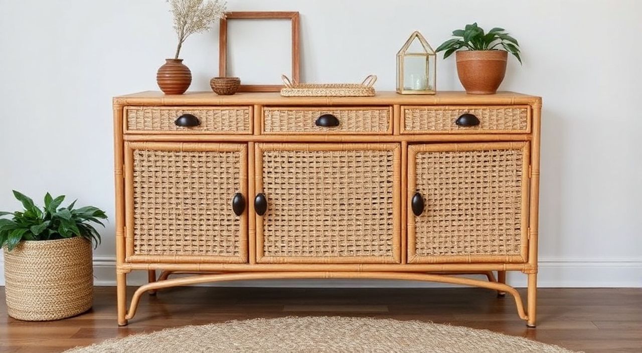Сколько стоит апсайклинга серванта из ротанга: 10 советов