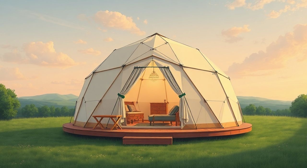 Сколько стоит Glamping dome: 5 цифр