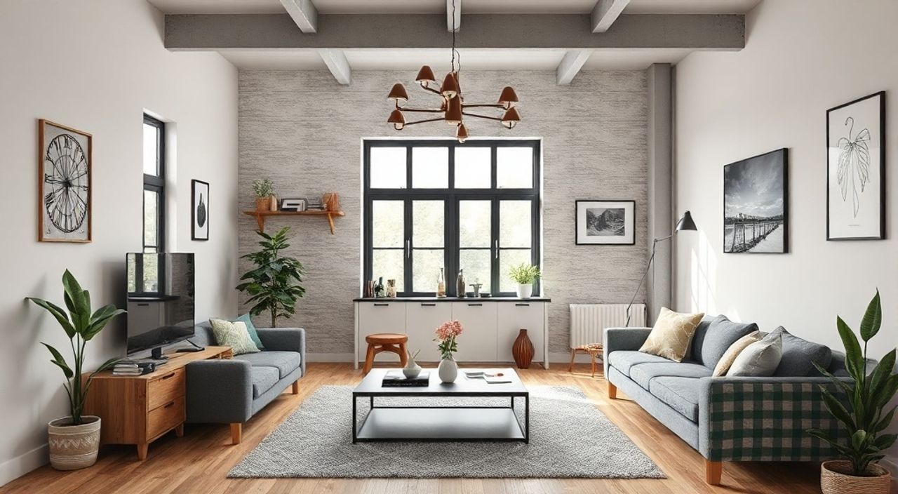 Сколько стоит обновить гостиной 12 м² в стиле индастриал: 5 ключевых цифр