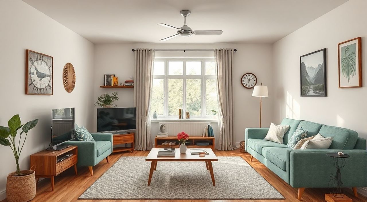 Сколько стоит обновить гостиной 12 м² в стиле ретро 60‑х: 5 ключевых цифр
