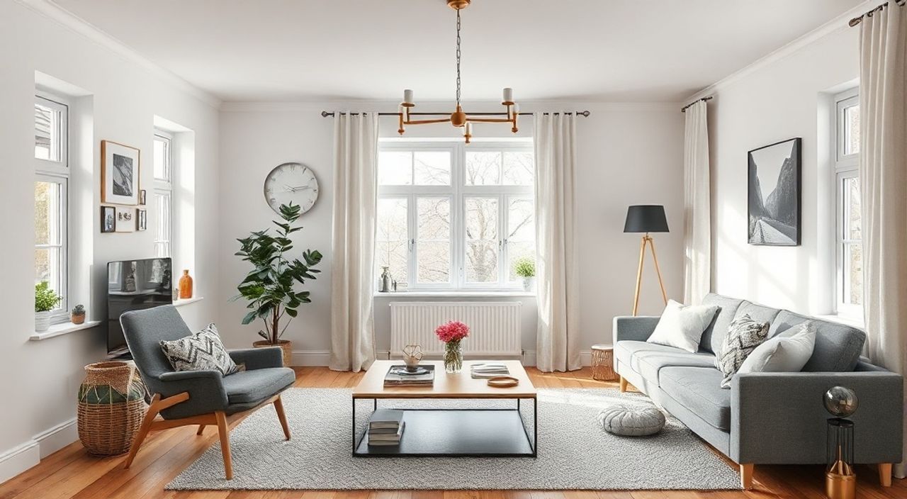 Сколько стоит обновить гостиной 12 м² в стиле сканди: 10 ключевых цифр