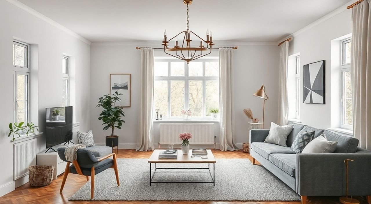 Сколько стоит обновить гостиной 12 м² в стиле сканди: 5 ключевых цифр