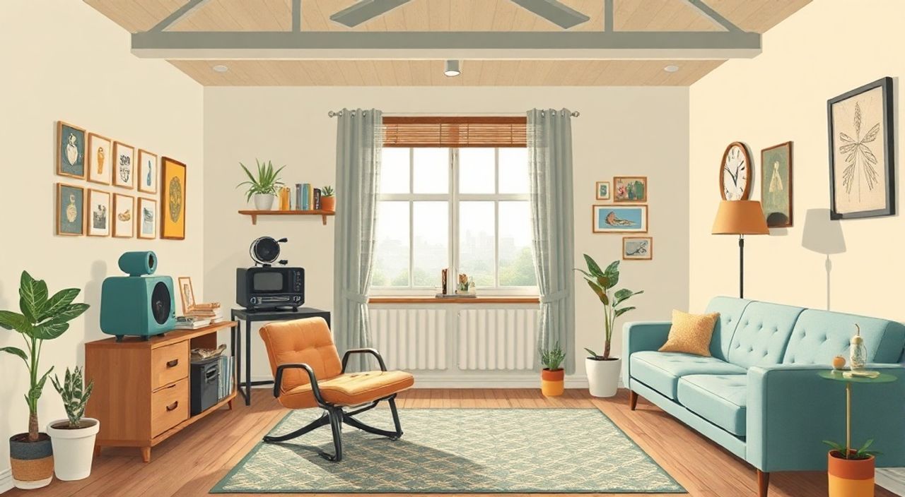 Сколько стоит обновить студии 25 м² в стиле ретро 60‑х: 10 ключевых цифр