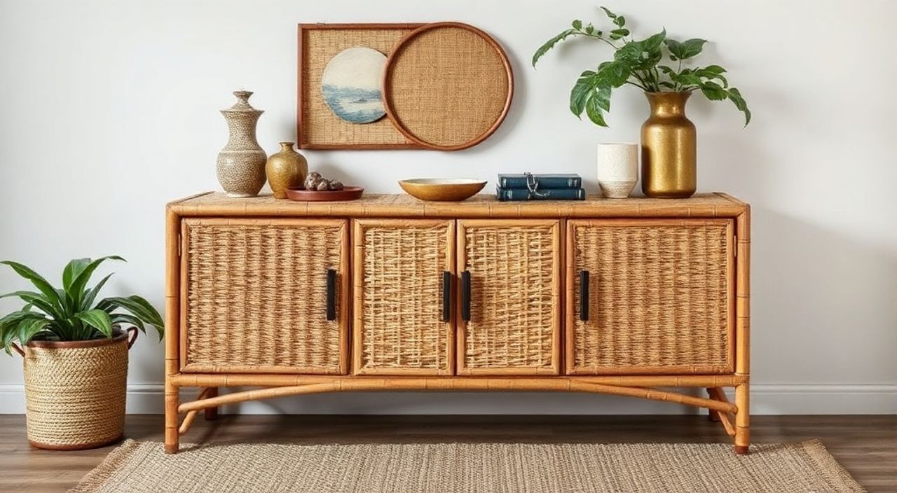 Сколько стоит патинирования буфета из ротанга: 5 советов