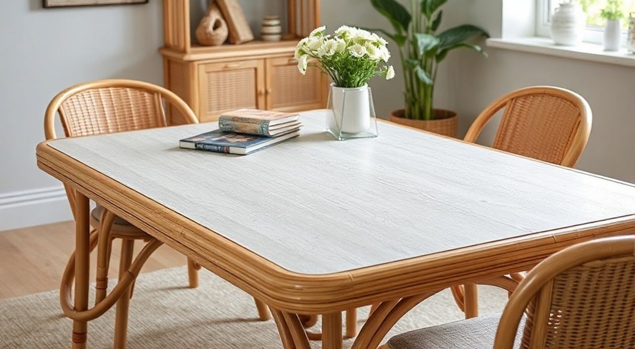 Сколько стоит перетяжки кухонного стола из ротанга: 15 советов