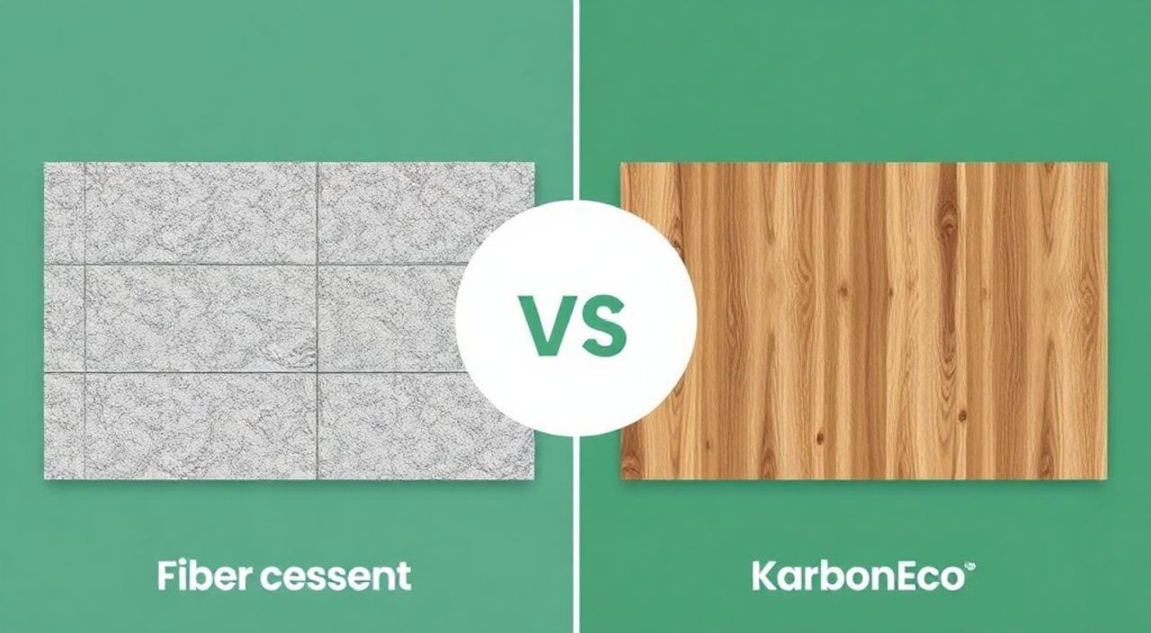 Сравнение фиброцемент и панели KarbonEco: 5 фактов