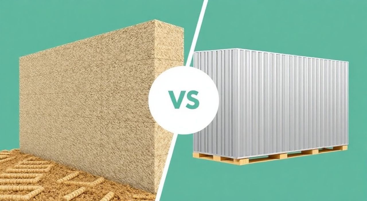 Сравнение hempcrete и алюминиевый сэндвич-панель: 10 фактов