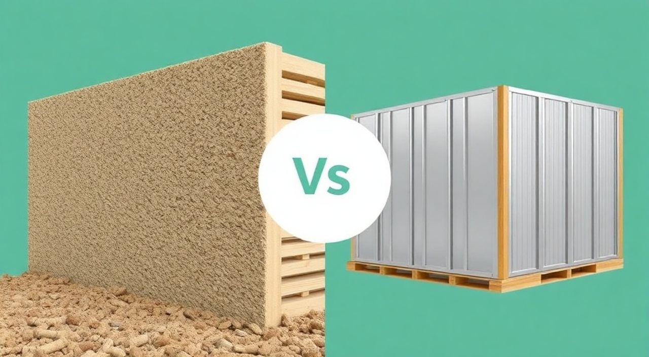Сравнение hempcrete и алюминиевый сэндвич-панель: 5 фактов