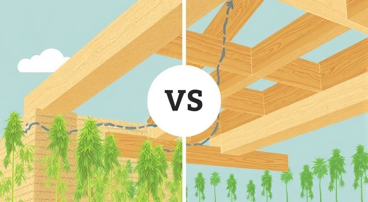 Сравнение hempcrete и дерево-клееный брус: 15 фактов