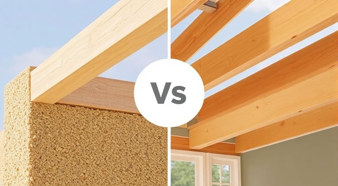 Сравнение hempcrete и дерево-клееный брус: 5 фактов