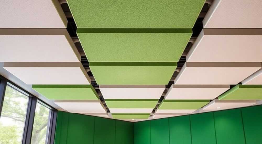 Сравнение панель GreenAcoustic и плавающий потолок: 15 фактов