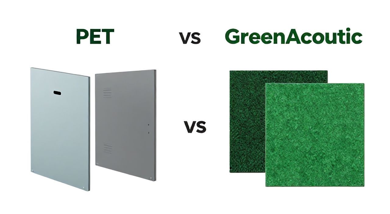 Сравнение PET-панели и панель GreenAcoustic: 5 фактов