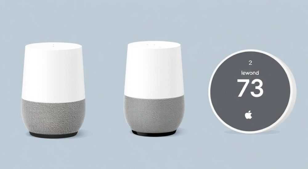 Сравнение платформ: Google Home vs Apple Home для термостаты
