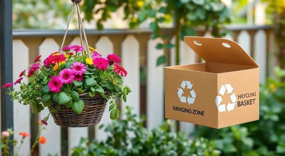 Сравнение: Подвесные корзины и коробки для зоны recycling