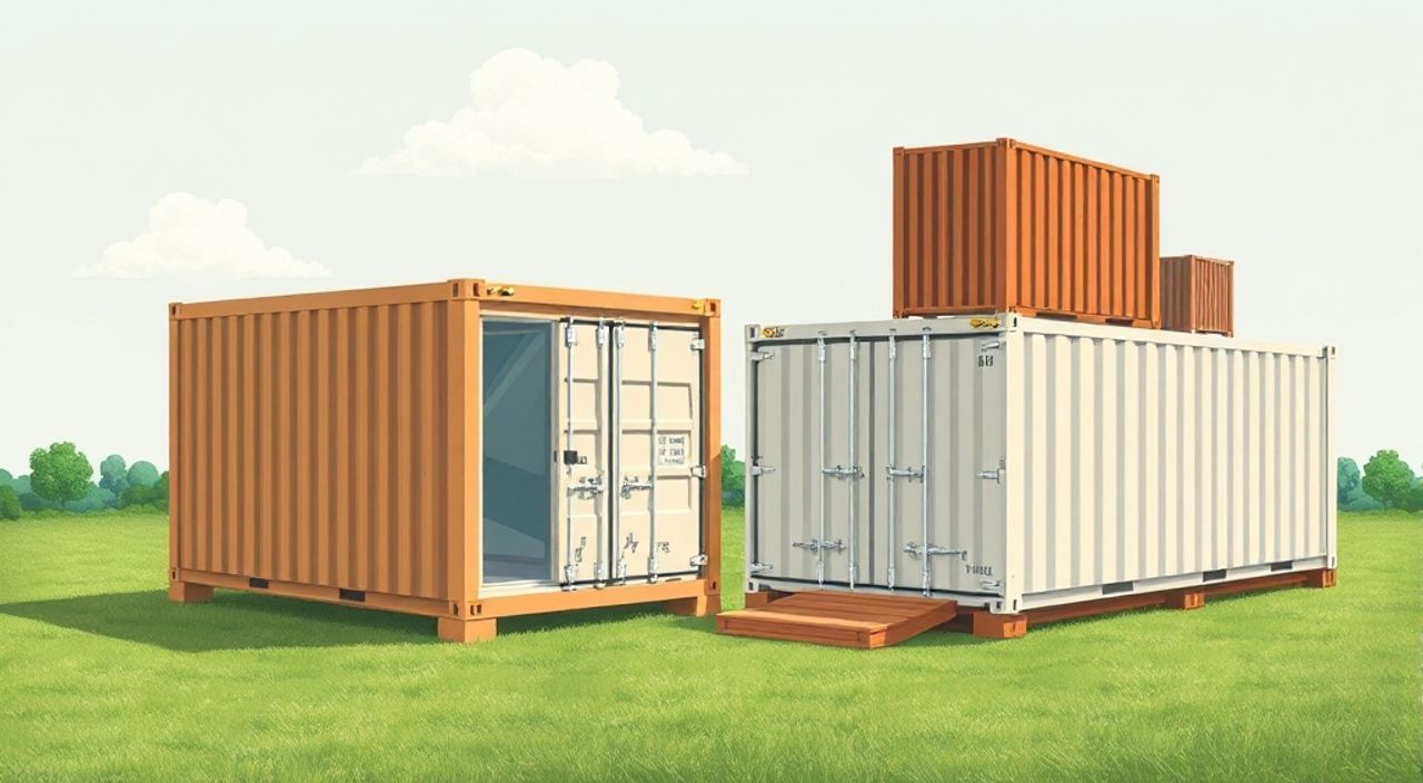 Сравнение ручной саман и контейнер High-Cube: 5 фактов