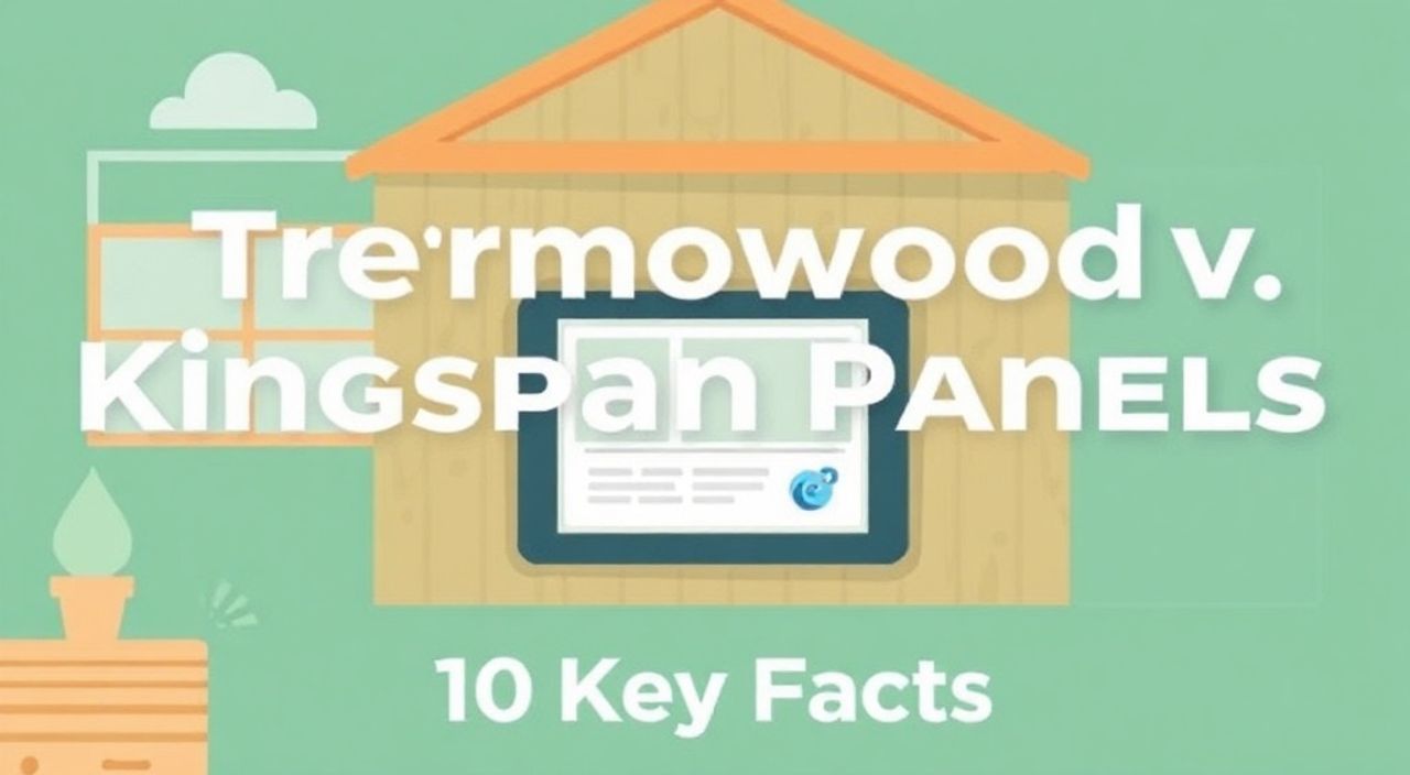 Сравнение Thermowood и панели Kingspan: 10 фактов
