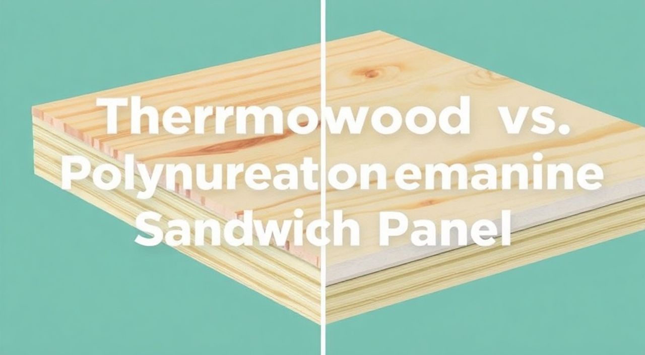 Сравнение Thermowood и полиуретановая сэндвич-панель: 5 фактов