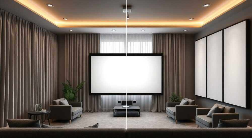 Сравнение толстые шторы и панели Cinemaroom: 10 выводов