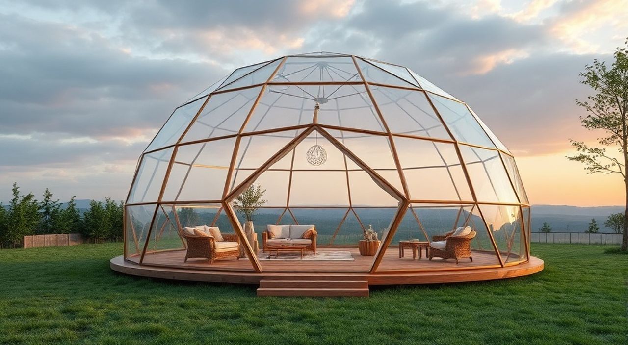 Структурный полимер: 10 причин выбрать для Glamping dome