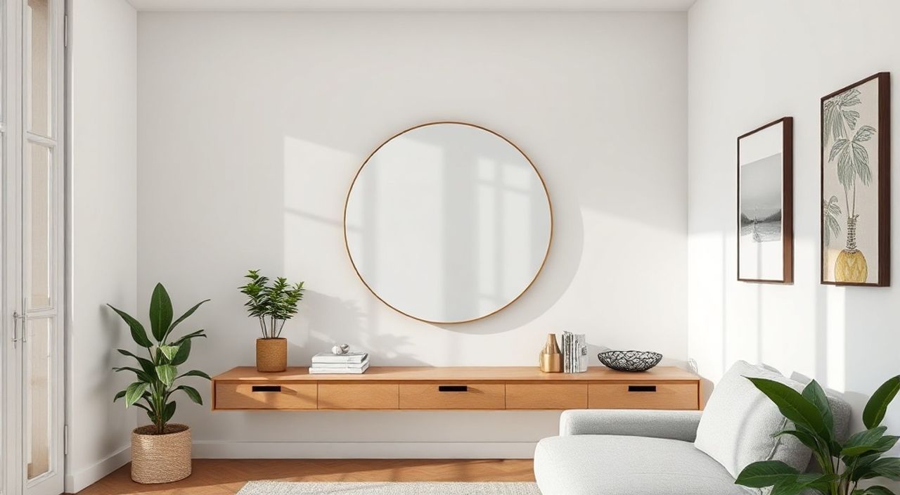 ТОП-10 идей дополнительные зеркала в стиле корейский neomodern для студии 20 м²