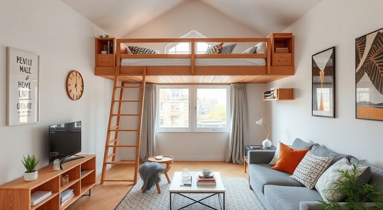 Топ-10 идей кровати‑чердака для мини‑квартиры 18 м²