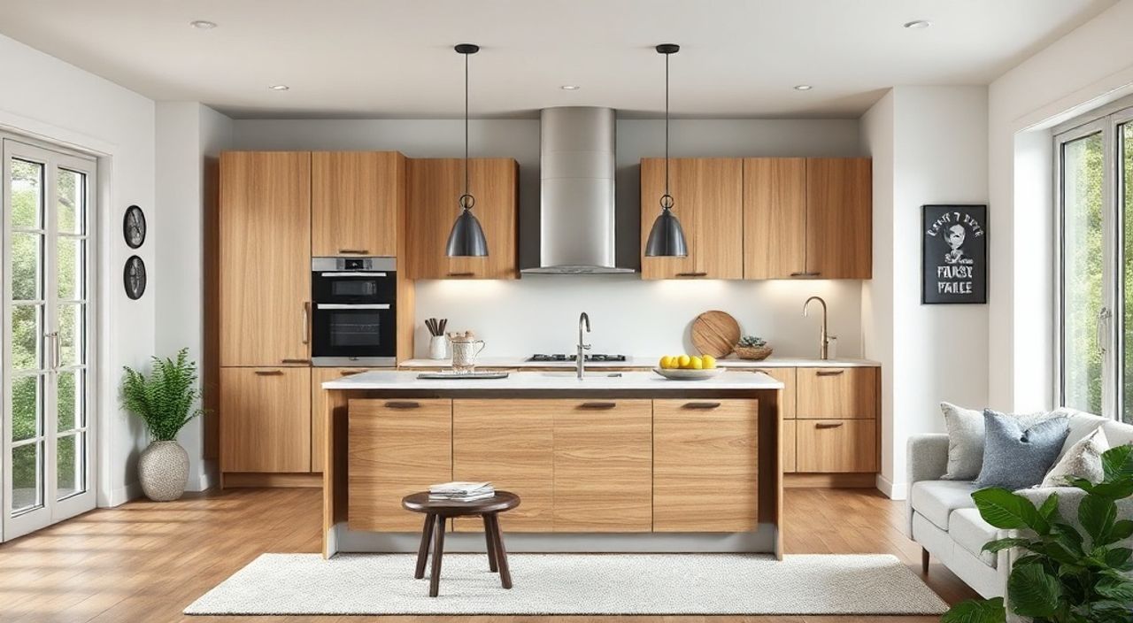 Топ-10 идей кухонного острова‑пенала для гостиной 14 м²