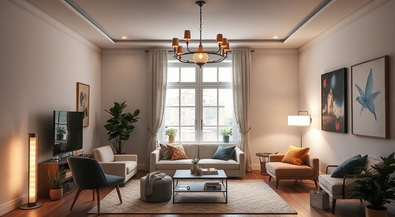 ТОП-10 идей LED‑подсветку в стиле ар‑деко для студии 20 м²