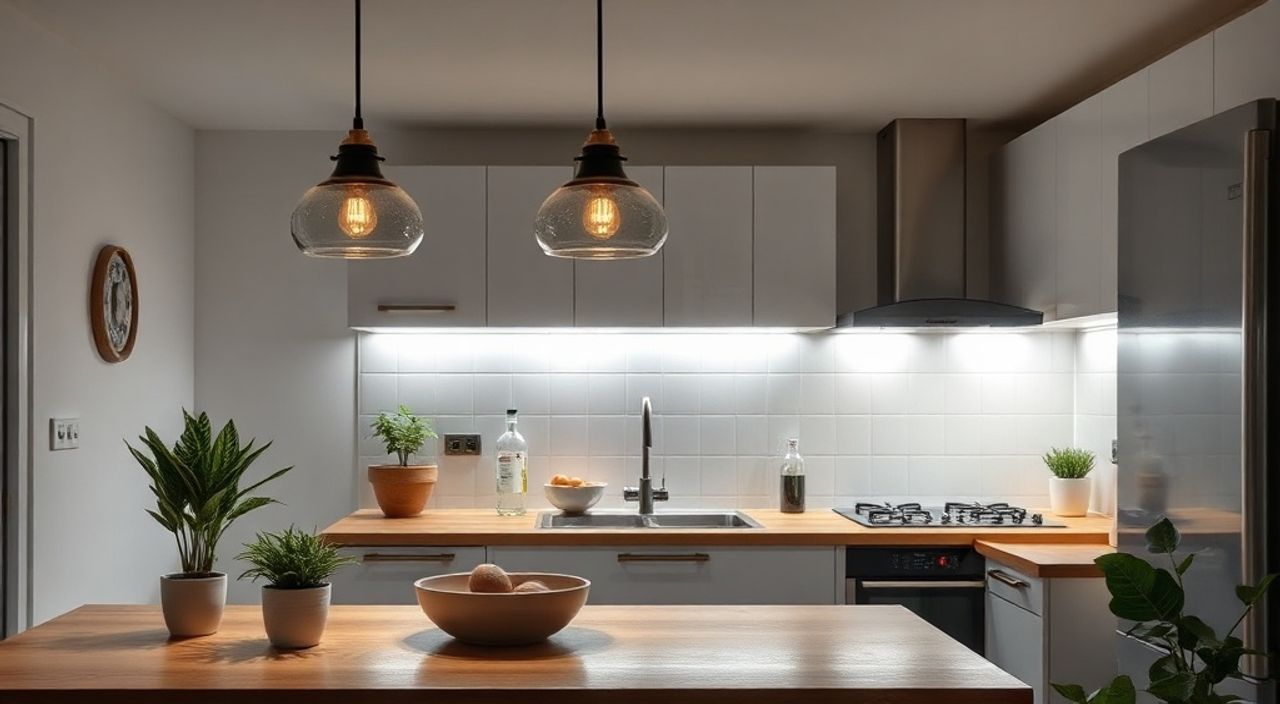 ТОП-10 идей LED‑подсветку в стиле хай‑тек для кухни 4,5 м²