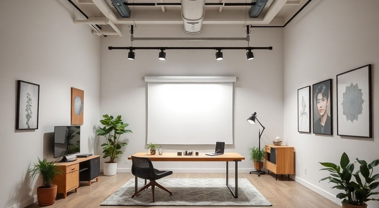 ТОП-10 идей LED‑подсветку в стиле корейский neomodern для студии 20 м²