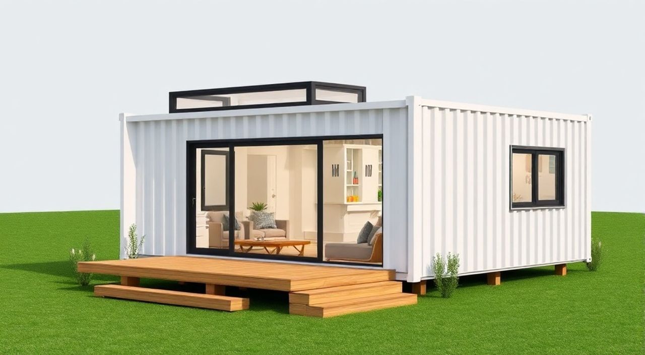 ТОП-10 идей планировки дом-контейнер 40ft 3×9 м