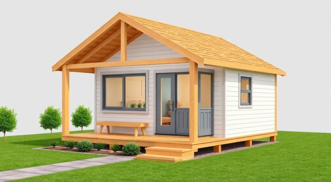 ТОП-10 идей планировки дом-шалаш 2×4 м