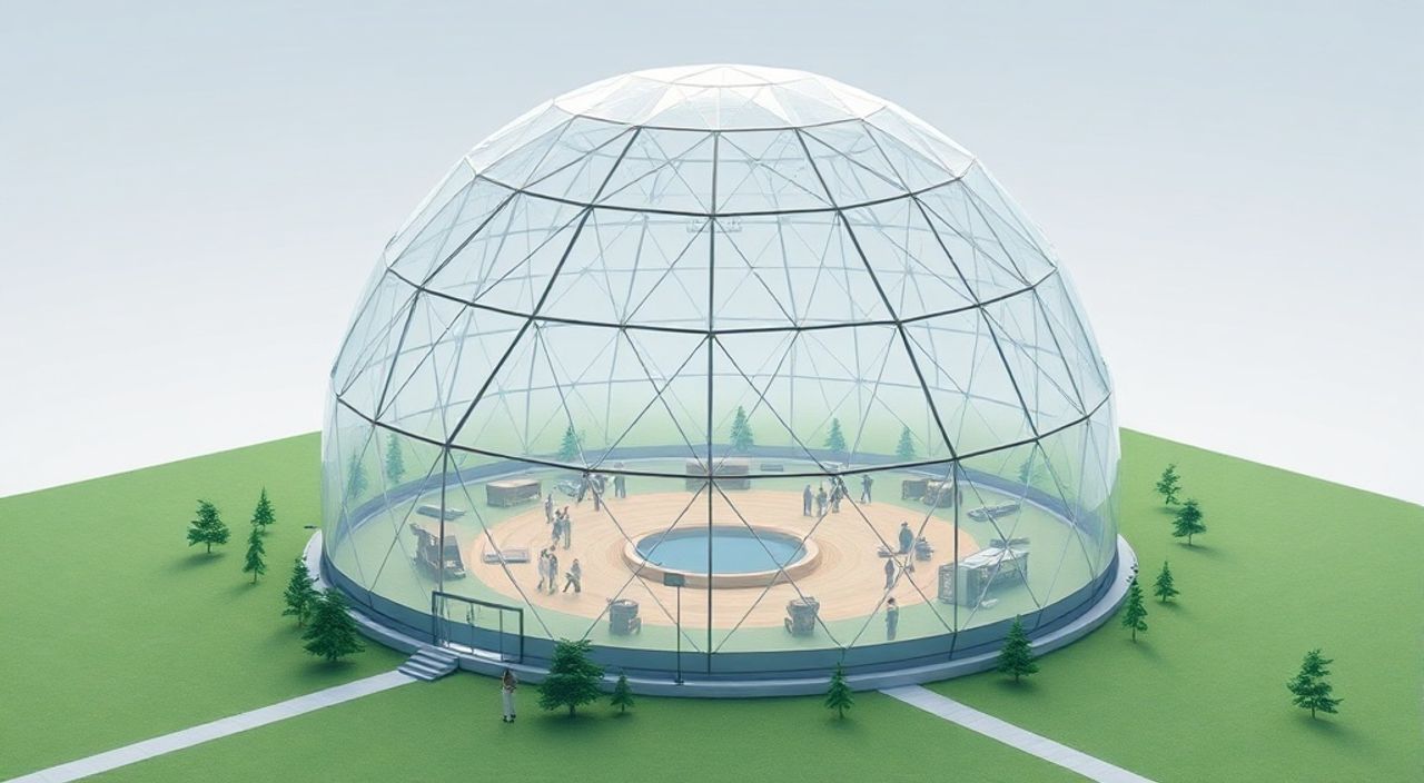 ТОП-10 идей планировки geo-dome 3×8 м