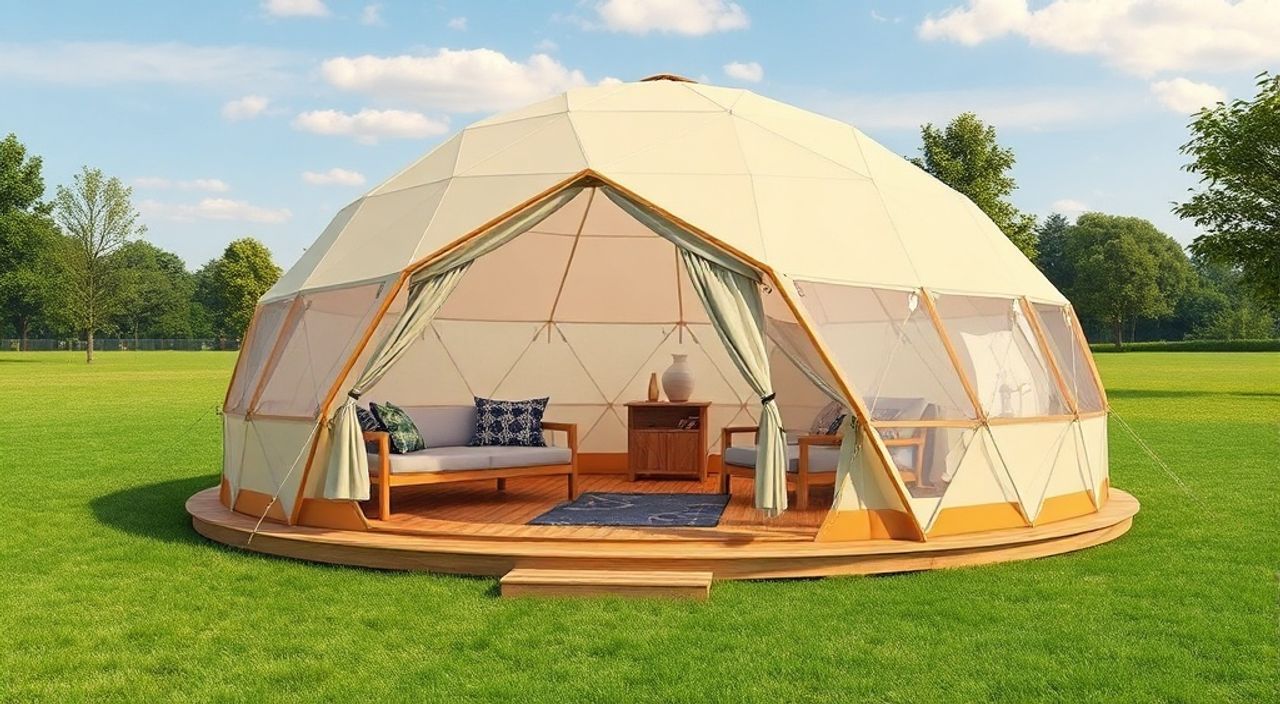 ТОП-10 идей планировки Glamping dome 2,5×6 м