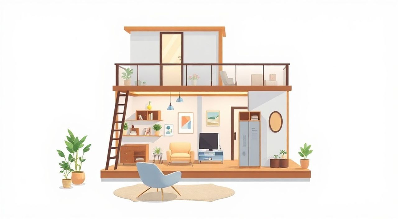 ТОП-10 идей планировки micro-loft 2,5×6 м