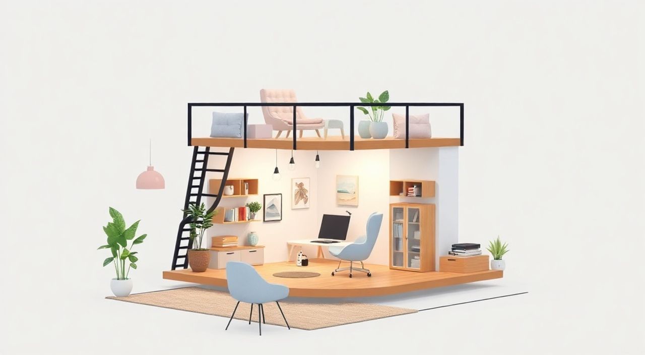 ТОП-10 идей планировки micro-loft 3,5×10 м