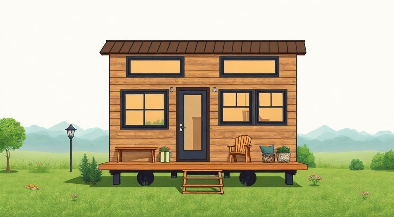 ТОП-10 идей планировки off-grid tiny-house 2,4×7 м