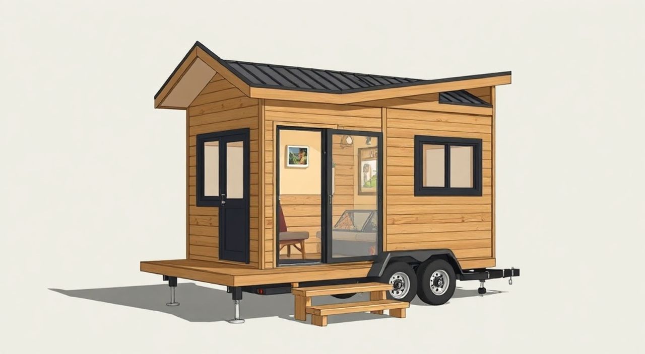 ТОП-10 идей планировки складной tiny‑house 2×4 м