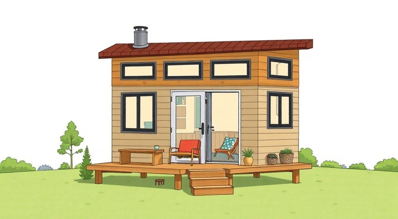 ТОП-10 идей планировки tiny-house 2,5×6 м