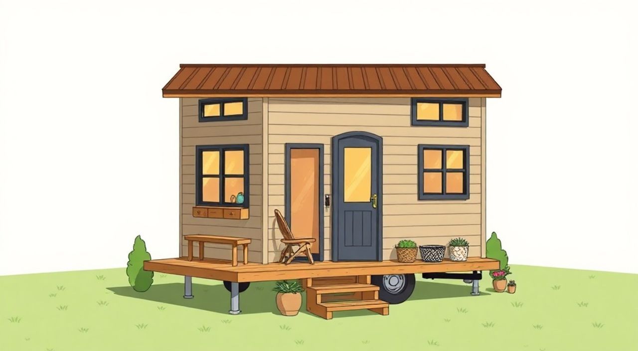 ТОП-10 идей планировки tiny-house 3×8 м