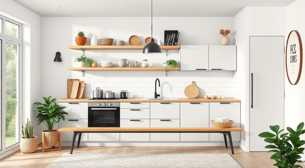 ТОП-10 идей подиум‑хранение в стиле сканди для кухни 4,5 м²