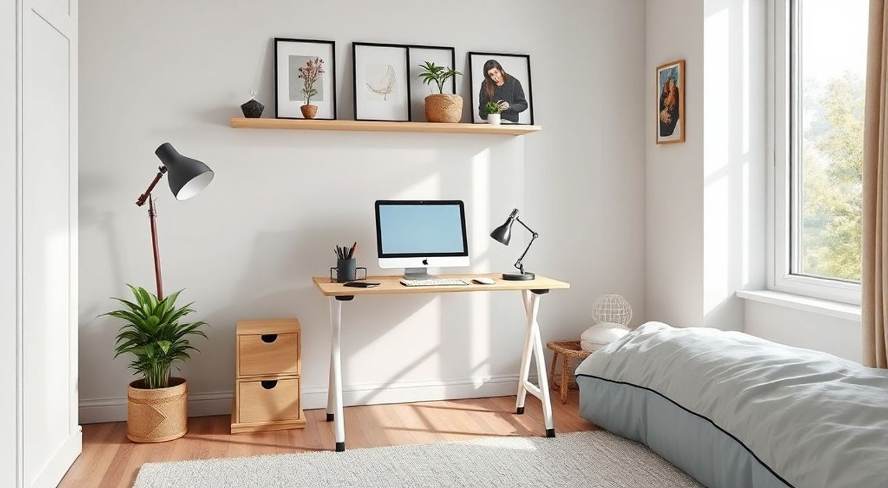 Топ-10 идей складного стенда‑office для спальни 9 м²
