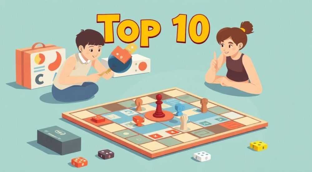 Топ 10 настольных игр для всей семьи