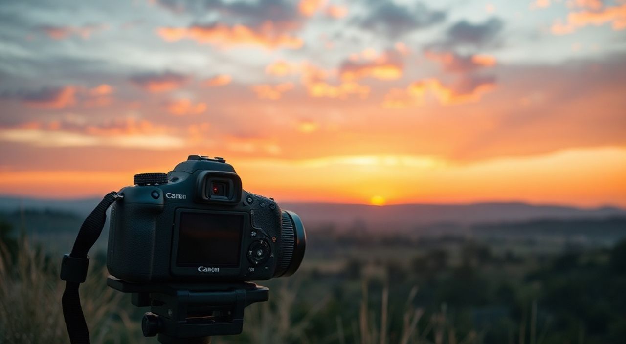 Топ-10 ошибок при съёмке пейзажа на закате на canon r5