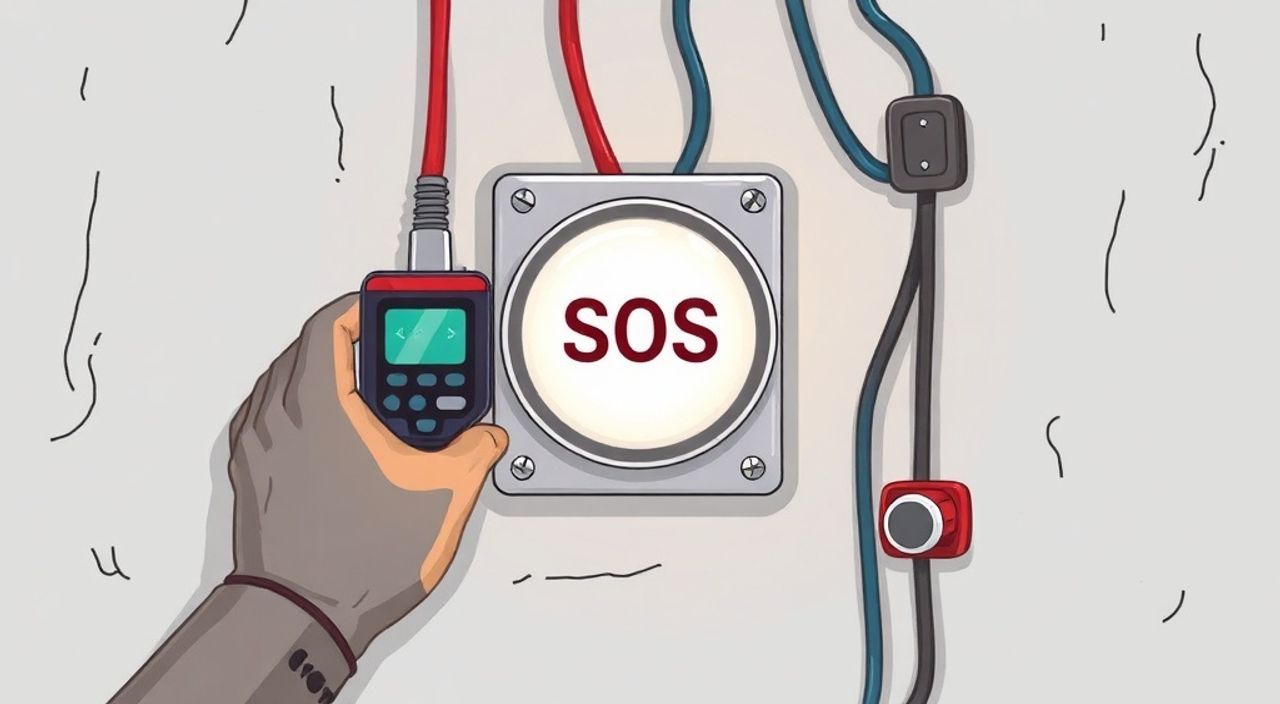 ТОП-10 ошибок при установке кнопка SOS в электрощитовой