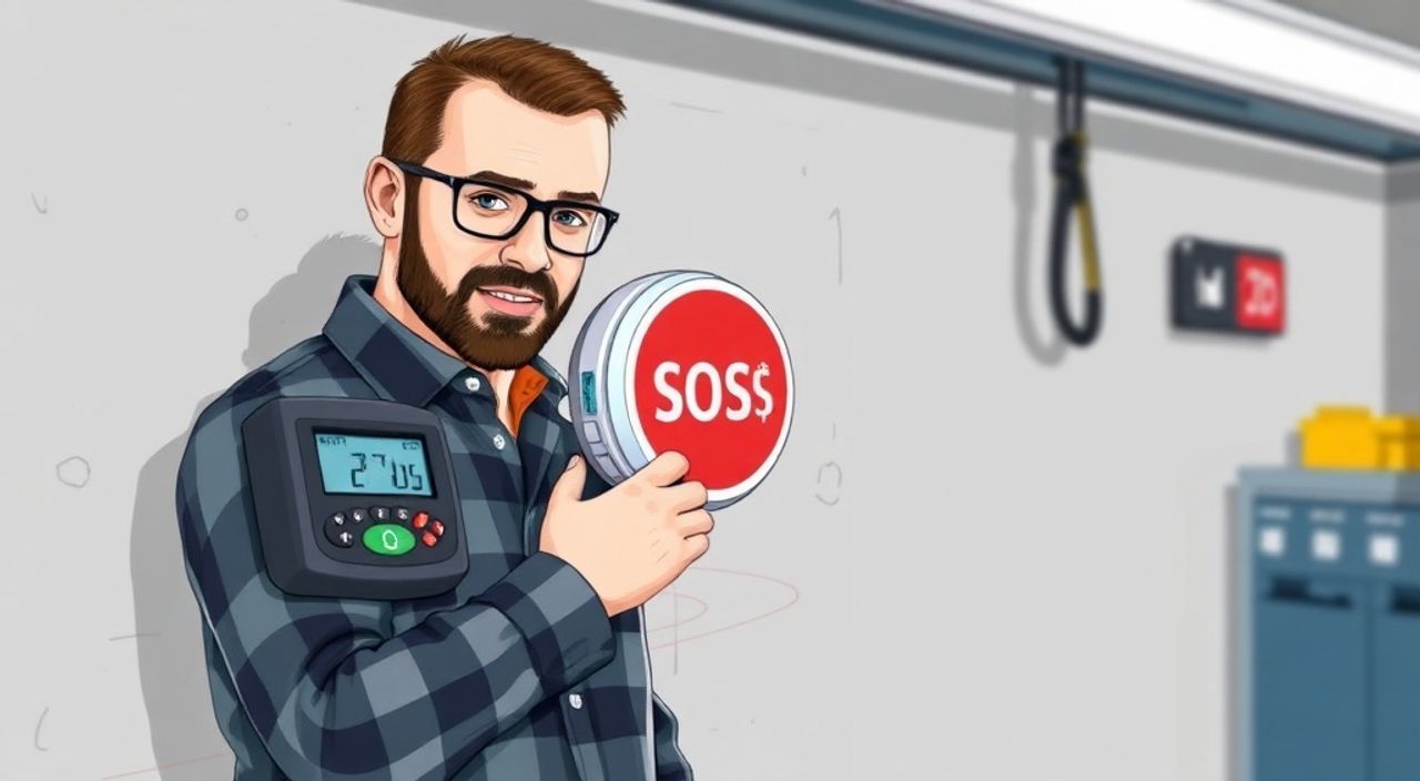 ТОП-10 ошибок при установке кнопка SOS в гараже