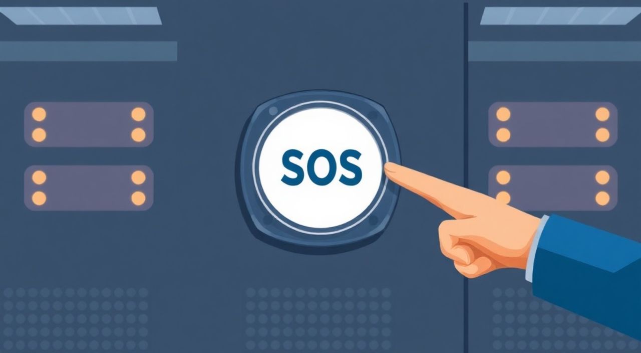 ТОП-10 ошибок при установке кнопка SOS в серверной