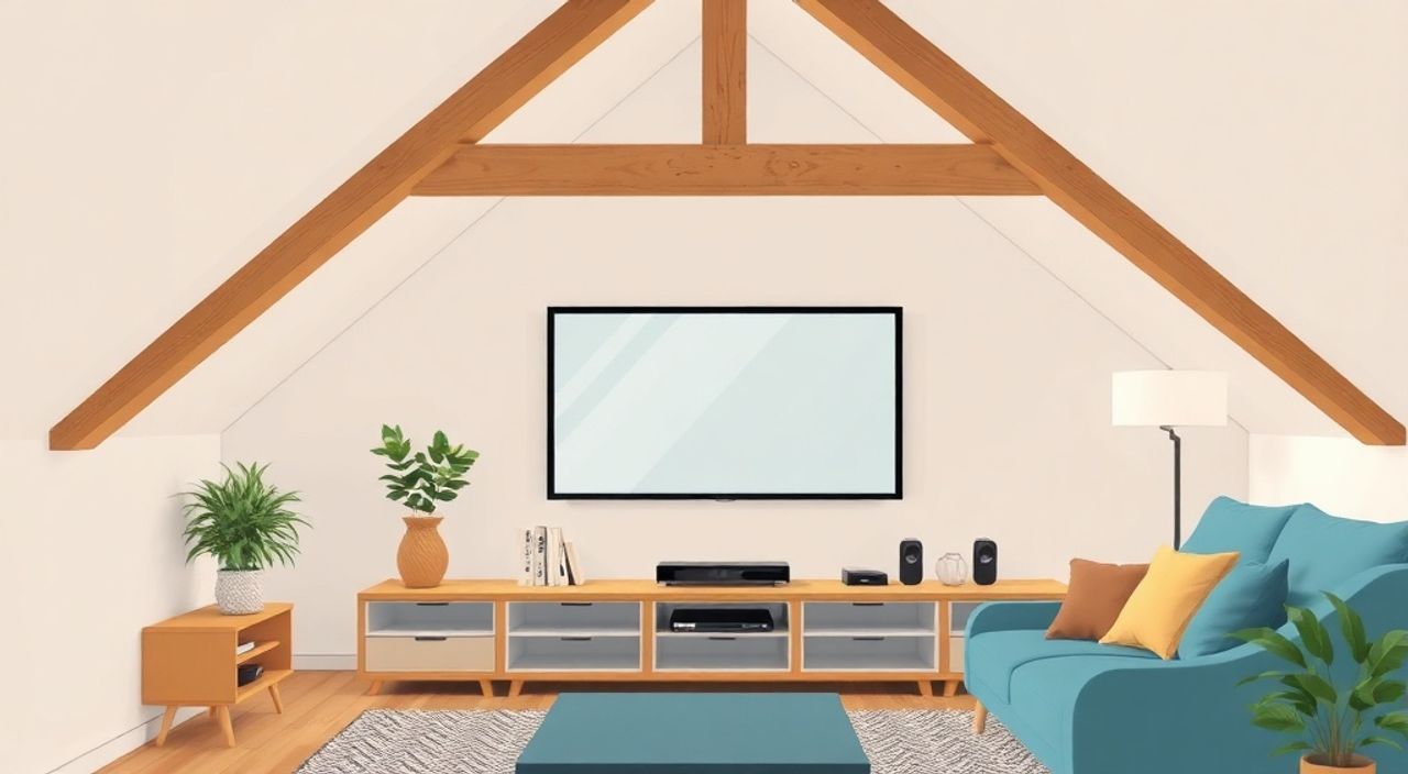ТОП-10 способов закрепить TV‑панели в мансарды