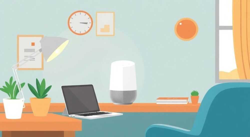 ТОП-10 сценариев «Доброе утро» для кабинета через Google Home